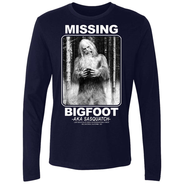 Missing Bigfoot Premium Long Sleeve