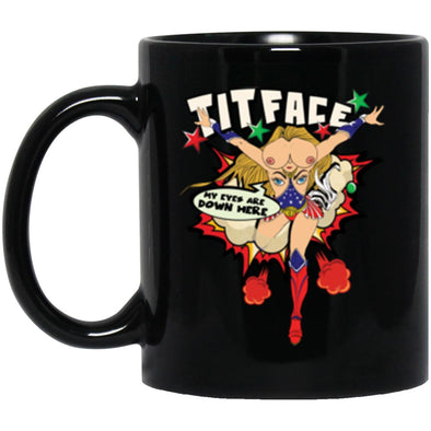 Titface Black Mug 11oz (2-sided)