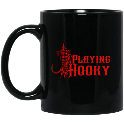 Playing Hooky Black Mug 11oz (2-sided)