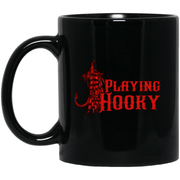 Playing Hooky Black Mug 11oz (2-sided)