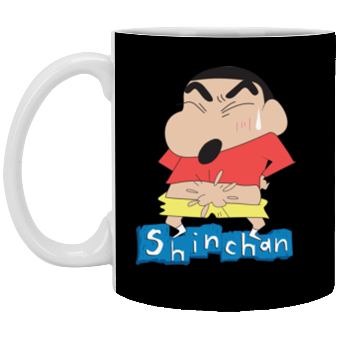 Shin Chan White Mug 11oz (2-sided)