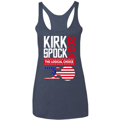 Kirk Spock 2024 Ladies Racerback Tank