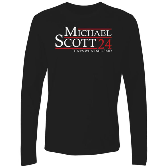 Michael Scott 24 Premium Long Sleeve