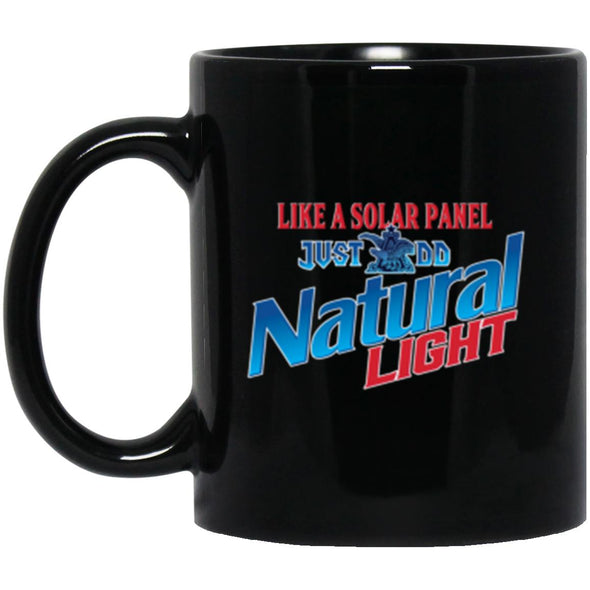 Just Add Natural Light Black Mug 11oz (2-sided)