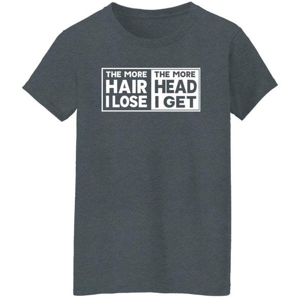 Less Hair, More Head Ladies Cotton Tee