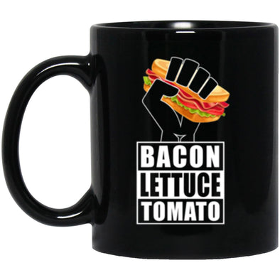 Bacon Lettuce Tomato Black Mug 11oz (2-sided)