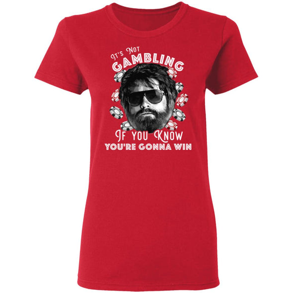 Not Gambling Ladies Cotton Tee