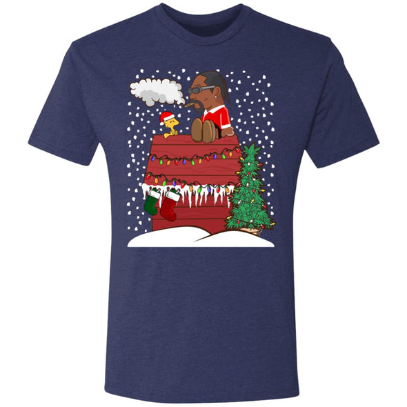 Snoopy Dogg Christmas Premium Triblend Tee