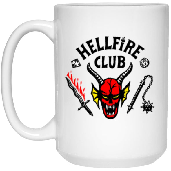 Hellfire Club White Mug 15oz (2-sided)