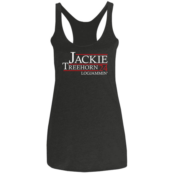 Jackie Treehorn 24 Ladies Racerback Tank