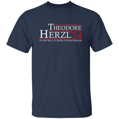 Theodore Herzl 24 Cotton Tee
