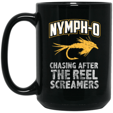 Nympho Screamer Black Mug 15oz (2-sided)