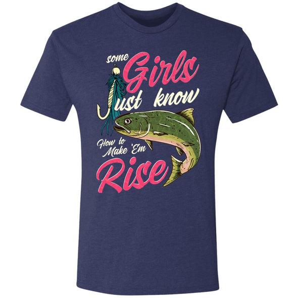 Girls Make Em' Rise Premium Triblend Tee