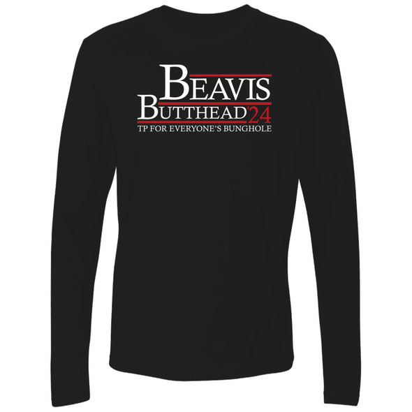 Beavis Butthead 24 Premium Long Sleeve