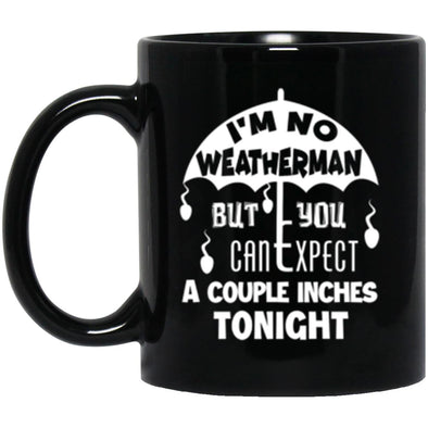 Weatherman Black Mug 11oz (2-sided)