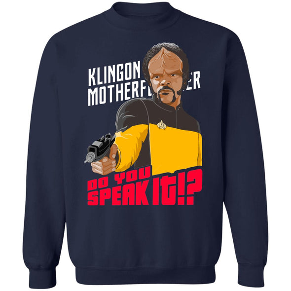 Klingon Motherfucker Crewneck Sweatshirt