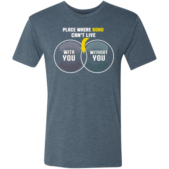 With or Without You Premium Triblend Tee