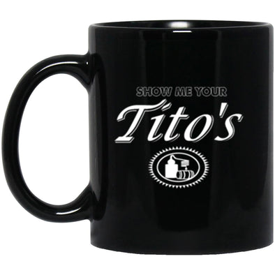 Tito's Black Mug 11oz (2-sided)