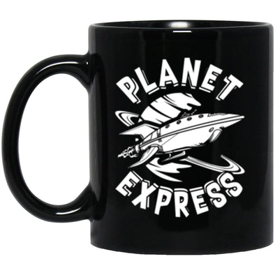 Planet Express Black Mug 11oz (2-sided)