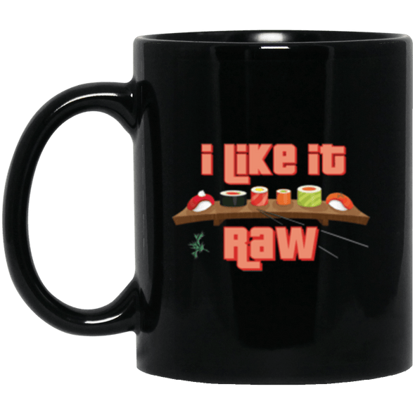 Raw Black Mug 11oz (2-sided)
