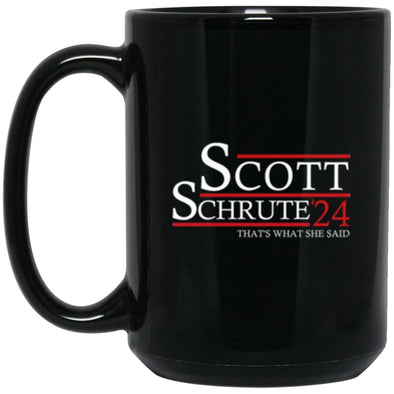 Scott Schrute 24 Black Mug 15oz (2-sided)