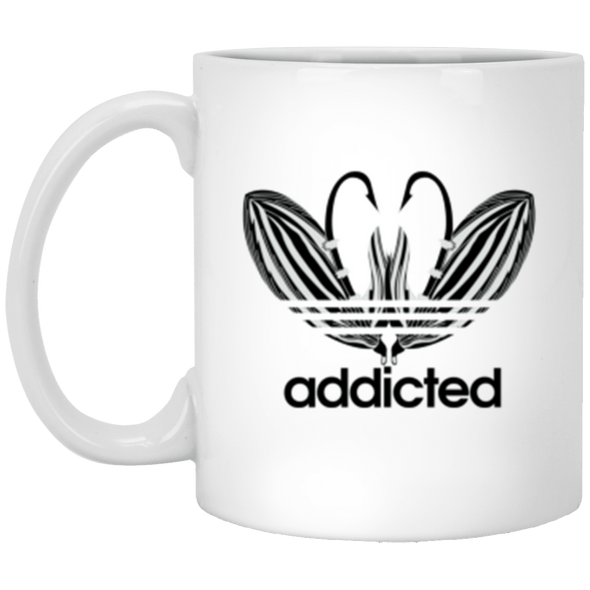 Fly Addicted White Mug 11oz (2-sided)