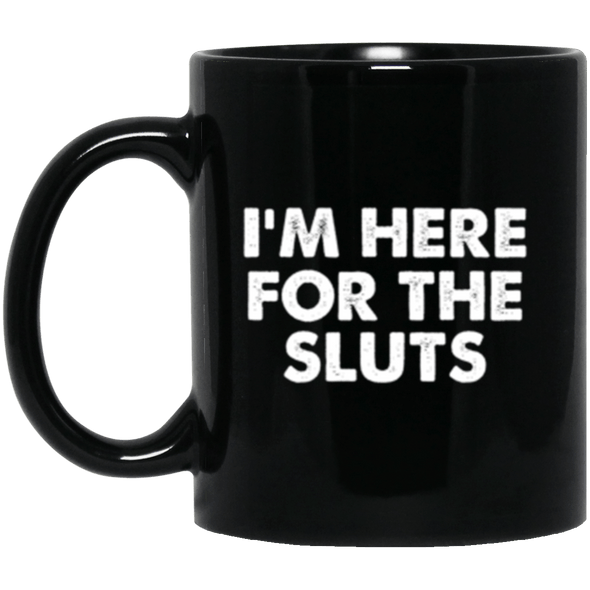 Sluts Black Mug 11oz (2-sided)
