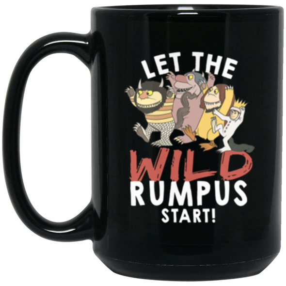 Wild Rumpus Black Mug 15oz (2-sided)