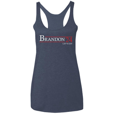 Let's Go Brandon Ladies Racerback Tank