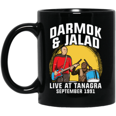 Live At Tanagra Black Mug 11oz (2-sided)