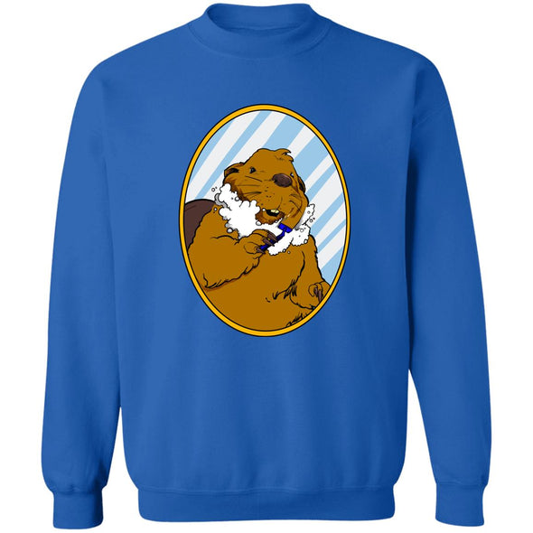 Shaving Beaver Crewneck Sweatshirt