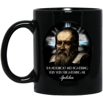 Galileo Black Mug 11oz (2-sided)