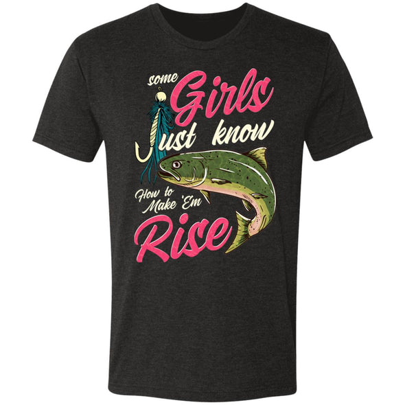 Girls Make Em' Rise Premium Triblend Tee