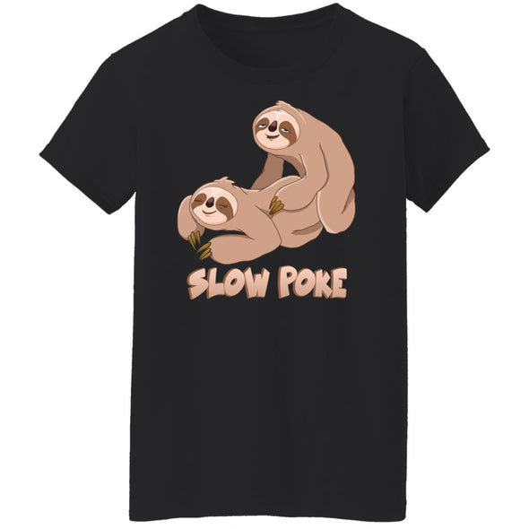 Slow Poke Sloth Ladies Cotton Tee