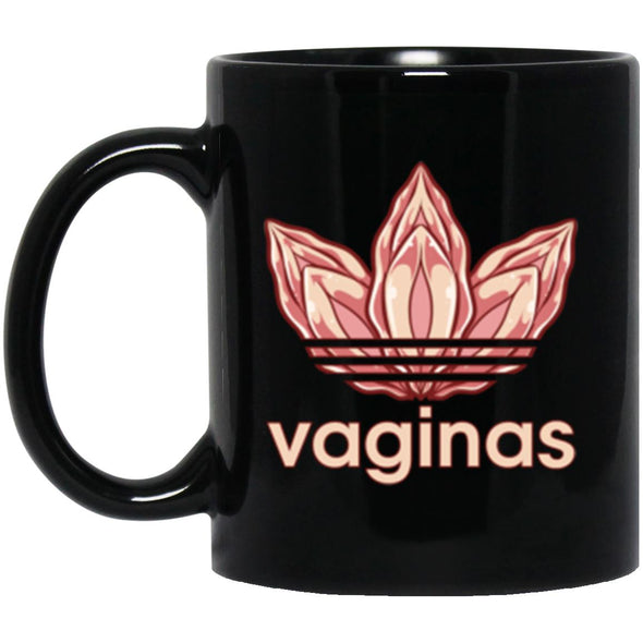 Vaginas Black Mug 11oz (2-sided)