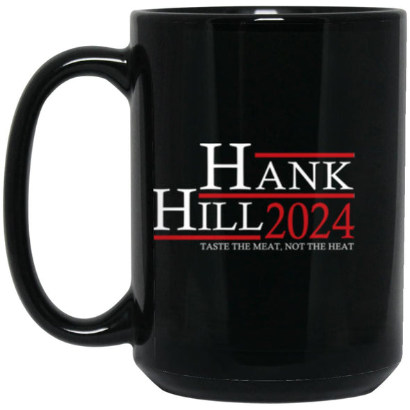Hank Hill 24 Black Mug 15oz (2-sided)