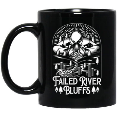 Failed River Bluffs Black Mug 11oz (2-sided)
