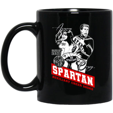 Spartans Black Mug 11oz (2-sided)