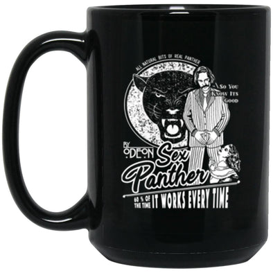 Sex Panther Black Mug 15oz (2-sided)