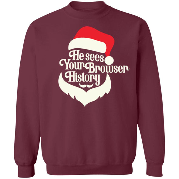 Santa Sees Crewneck Sweatshirt