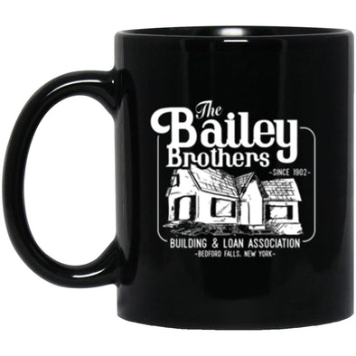 Bailey Brothers Black Mug 11oz (2-sided)