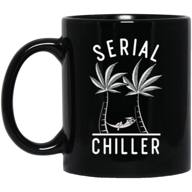 Serial Chiller Black Mug 11oz (2-sided)