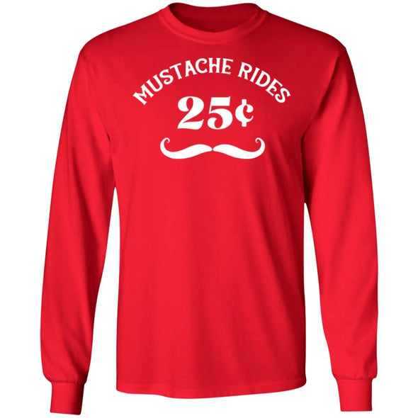 Mustache Rides Long Sleeve