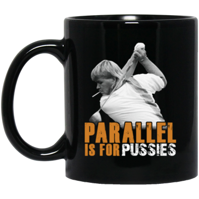 Past Parallel Black Mug 11oz (2-sided)