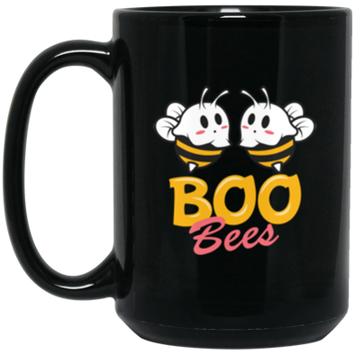 Boo Bees Black Mug 15oz (2-sided)