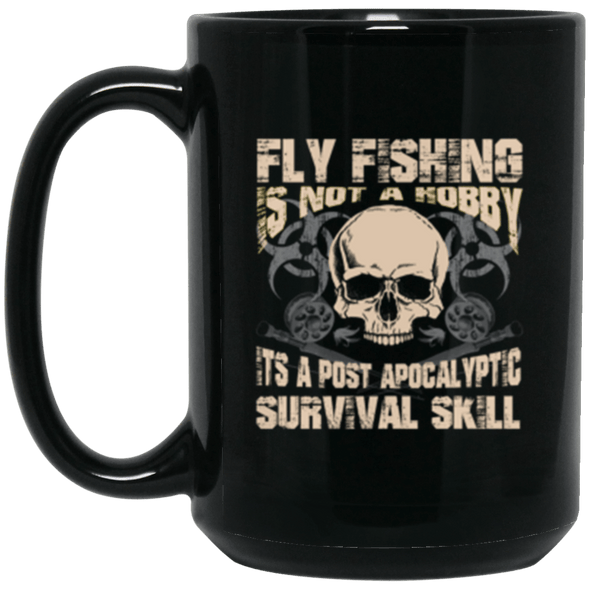 Fly Apocalypse Black Mug 15oz (2-sided)