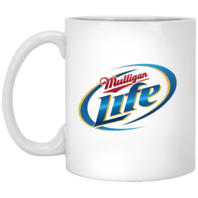 Mulligan Life White Mug 11oz (2-sided)