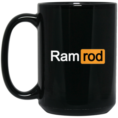 Ramrod Black Mug 15oz (2-sided)