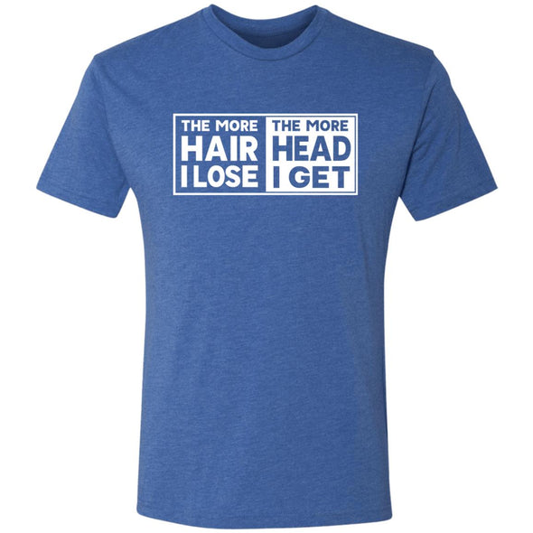 Less Hair, More Head Premium Triblend Tee