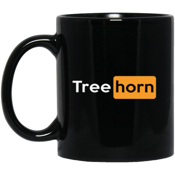 Treehorn Black Mug 11oz (2-sided)
